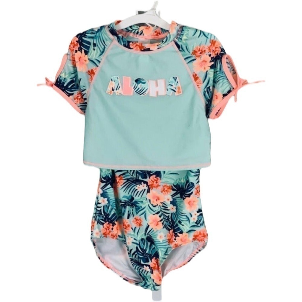 Cat and Jack aloha girl swimsuit medium